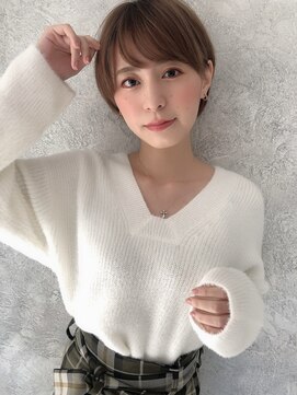 コモダ 神戸三宮(comoda) 小顔ショート / ショート / ベージュ