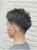 フェードカット/刈り上げ/ビジネススタイル/ベリーショート