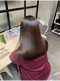 美髪矯正で学校1の艶髪女子高生♪