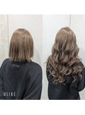 #エクステ#シールエクステ#ミルクティーベージュ#トリートメント