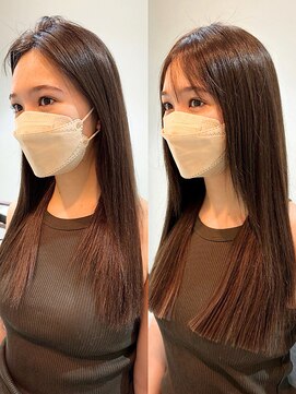 アンククロス 青山店(ANKH CROSS) 【ビフォーアフター】絹髪/髪質改善カラー/艶髪ストレート/美髪