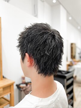 セイドット フクオカ(Say.FUKUOKA) 【メンズ★大名】黒髪スパイキーショート×刈り上げなし