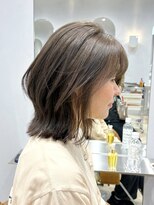 ティエラ 原宿 表参道(Tierra)&nbsp;【Tierra美侑】ブリーチなしカラーで透明感オリーブカラー