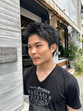 エディ(Edy) スパイキーショートメンズ刈り上げボックスショート眉毛カット