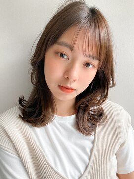 アグノス 青山(Agnos) モテ髪ワンカールレイヤーカット結べるボブ愛されセミディ