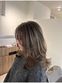 バタフライレイヤー　バレイヤージュ　シャドールーツ