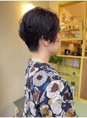 〈浅草 半個室〉ランダムスパイラルニュアンスパーマ