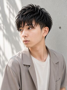 テラ(terra) 爽やか黒髪ニュアンスマッシュ