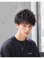 MEN's Baguz  MEN'Sカット/ MEN'Sパーマ/ MEN'Sカラー&nbsp;韓国風ニュアンス波巻きパーマ束感マッシュメンズ人気