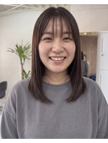 零秒女髪 千里丘店&nbsp;大人女性の艶感美髪ミディアムストレート髪質改善艶髪