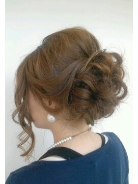 ヘアーセットサロン ピンキー(Hairset Salon Pinky) Pinky☆シニヨンアップ