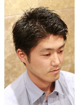 バルビエ グラン 銀座(barbier GRAND) パート分けキッチリビジネスマンスタイル