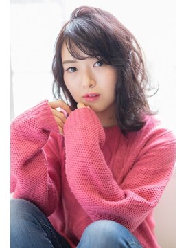 ディシェーレ ノーテ(die Schere Note) ミディアム×ランダムカール　【die-Schere Note　大船】