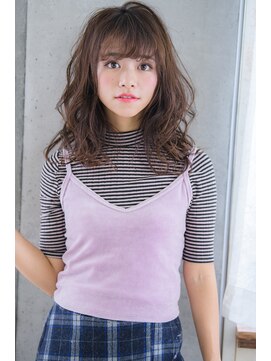 ヴァンクシー バイ ルナ(VANKCY by Luna) 暗めアッシュ デジタルパーマ 簡単 時短 厚めバング 前髪 登戸