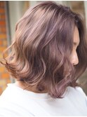 ブリーチ/学割U24/前髪カット/髪質改善/ダブルカラー/ピンク