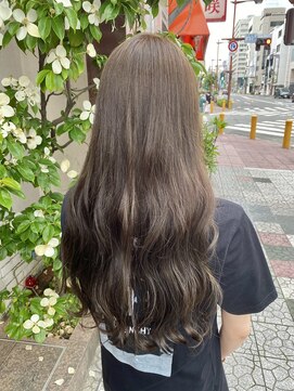 ボアップ 新居浜店(boappu) #ミルクティーベージュ #ケアブリーチ #透明感