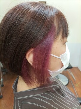 サンクスヘアー(Thanks hair) Thanks  hair　インナーカラー