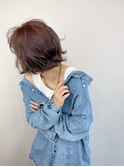 【Des.Art赤坂警固】20代30代艶カラー/外はねボブ/インナー
