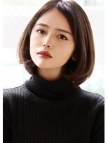 【30代40代50代】カットで決まる大人可愛いひし形ワンカールボブ