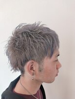 キャンディーエッグ(Candy egg)&nbsp;原口☆2ブロックショート×グレーアッシュ☆福岡久留米