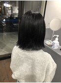 黒髪ボブ