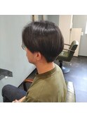 【メンズ】王道のディカプリオ風センターパート