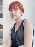 CAF 照下 マッシュショート×ビタミンカラー