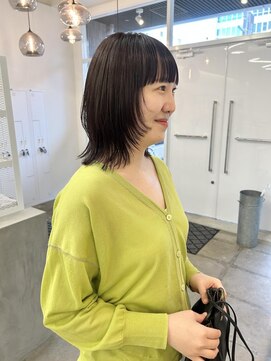 クリアーオブヘアー 池下店(clear OF HAIR) natural wolf cut
