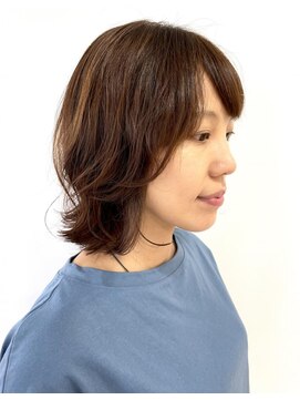 ハートボックス 四谷店(Heart box) パーマを活かしたボブ