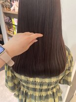 ユーフォリア 青山(Euphoria) やわらかさたっぷりピンクベージュカラー×Aujuaトリートメント
