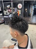 【スパイキーショート】刈上げメンズショート