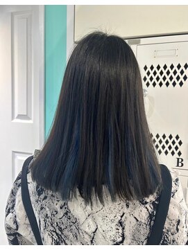 マティーナ ヘアー 池袋(Matina hair) 【インナーカラーブルー】20代30代40代50代