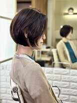 トランクサロンカッパード&nbsp;大人ぱっつんボブ＋オーガニックカラー＋生コラーゲンTR