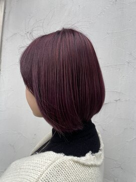 カーム(calm) ピンクパープルブリーチカラー