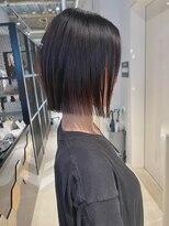 クリアオブヘアー リット(CLEAR of hair LiT)&nbsp;前下がり切りっぱなしボブ