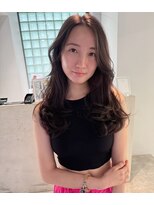 リンドトウキョウ(LINDO TOKYO)&nbsp;黒髪/ボブルフ/ネビージュ/小顔/ワンレン/心斎橋/髪質改善/前髪