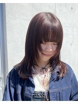 ビューズ(VIEWS)&nbsp;レイヤーカット/ブラウン/艶カラー/簡単スタイリング/バイカルテ