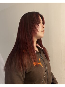 チクロ(ticro) 【チクロ】デザインカラー/ニュアンスカラー/ワインレッド