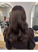 髪質改善＊ロングレイヤーグレーベージュ＊美髪【Zina船橋】