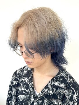 コト 福井大和田店(coto) 福井/メンズ/ルーツカラー/ブルー/ホワイトミルクティー