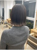 【レディース・大名】地毛風ストレート×切りっぱなしボブ