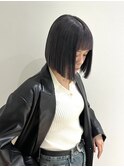 【morio熊本】透明感カラー×大人ボブ