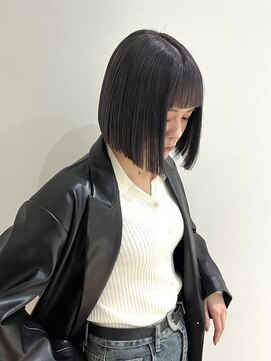 モリオ フロム ロンドン イオンモール 熊本店(morio FROM LONDON) 【morio熊本】透明感カラー×大人ボブ