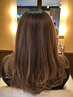 艶＆立体感◎カット＋ハイライト＋トリートメント