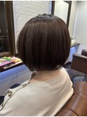 艶が大事なワンレンボブ♪