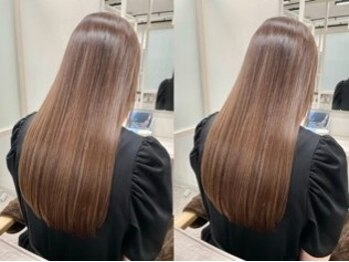 フレームプラス 天王寺あべの店(FRAME+)の写真/ダメージレスの酸性ストレートだから縮毛矯正を諦めていた方やハイダメージ毛の方も◎艶髪に…〔天王寺〕
