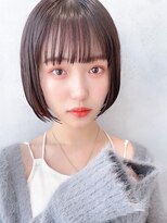 セイドット リー(Say. Ree)&nbsp;Say.ショートボブ丸みショートアッシュブラック暗めカラー表参道