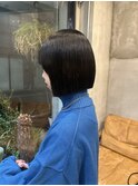 ボブ/ぱつっとボブ/前髪カット/トリートメント