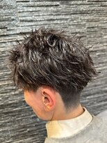 ヒロギンザ 銀座一丁目店(HIRO GINZA)&nbsp;波巻きスパイラルパーマ×ツーブロック/メンズ/ニュアンスパーマ