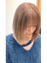 ミラ(mira)&nbsp;初ブリーチ☆ミルクティカラー